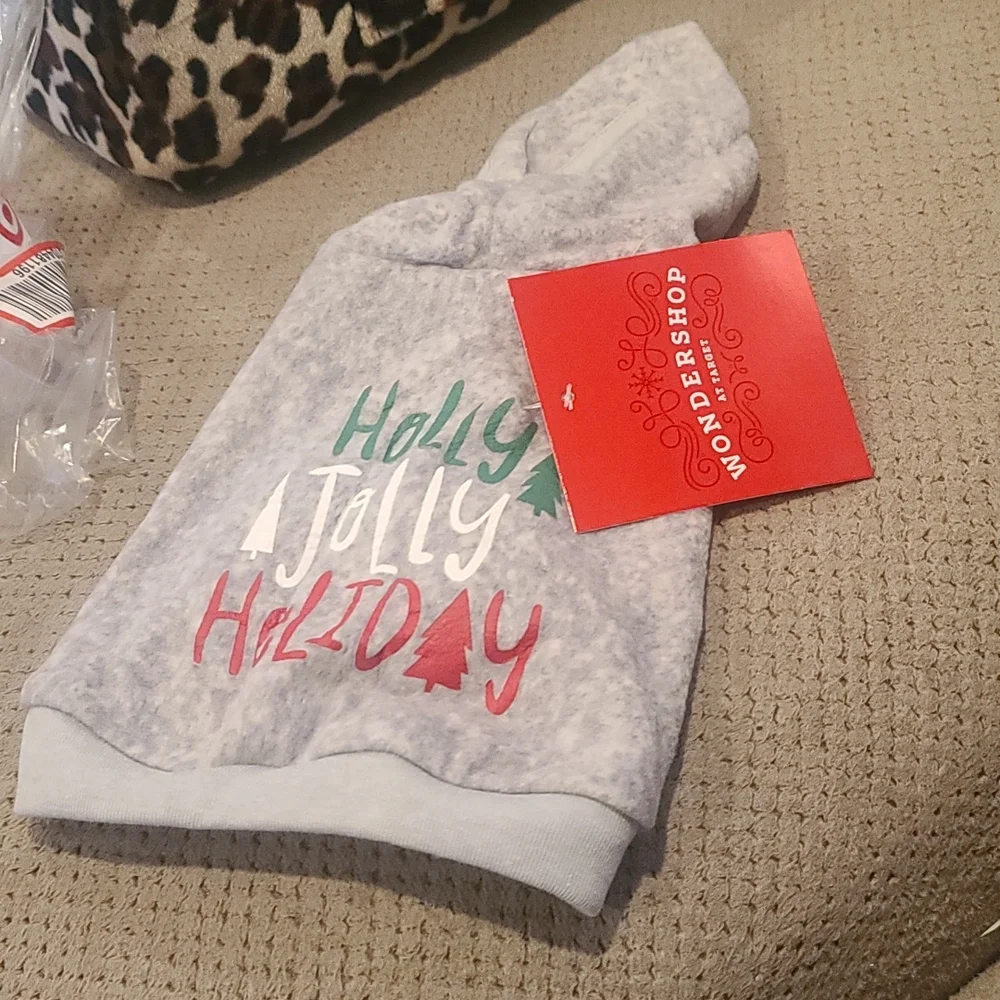 ❤️10/$10 New Holly Jolly holiday dog pajamas Christmas